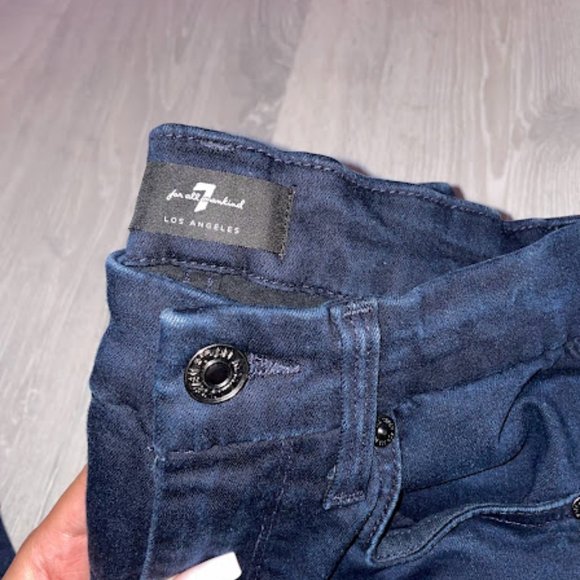 7 For All Mankind Size 25 Skinny Jeans - Picture 3 of 4